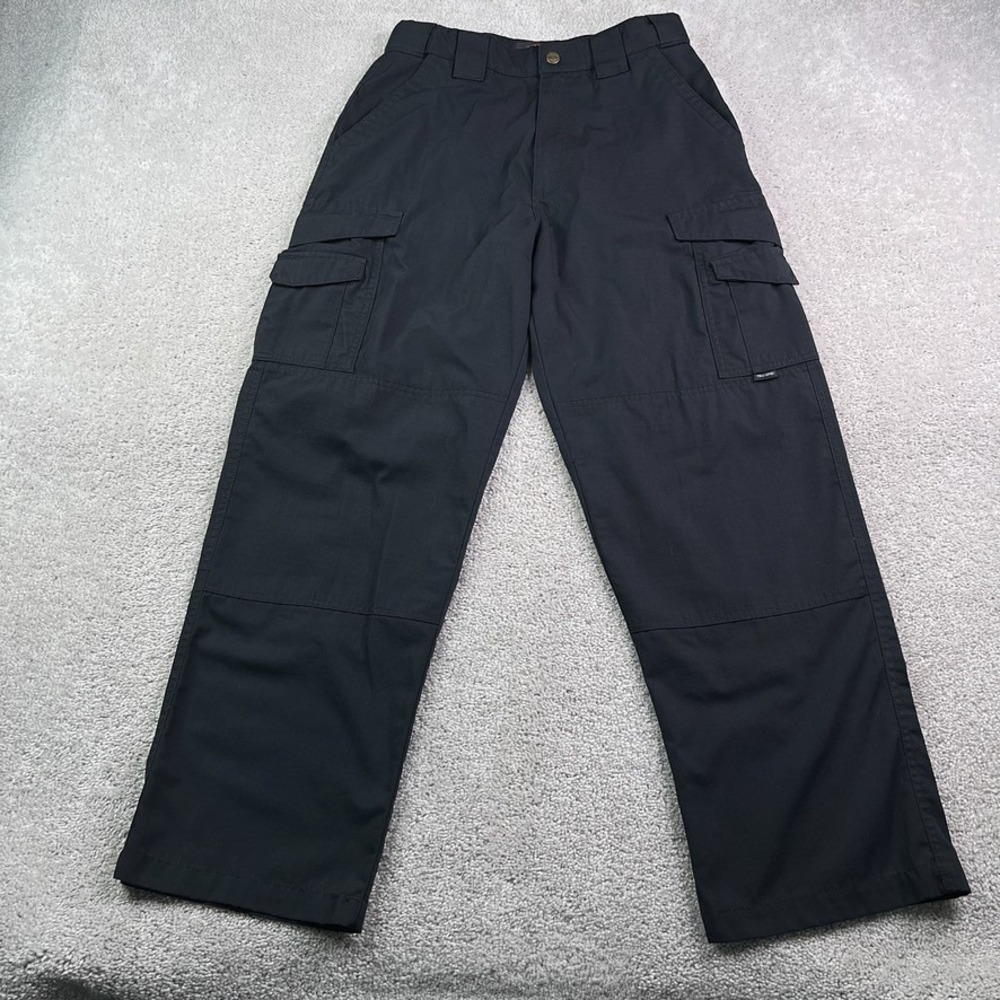 Tru Spec Pants Mens 30x30 Black Tactical Ripstop Cargo Workwear Utility Trousers